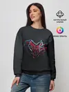 Женский свитшот / Техносердце