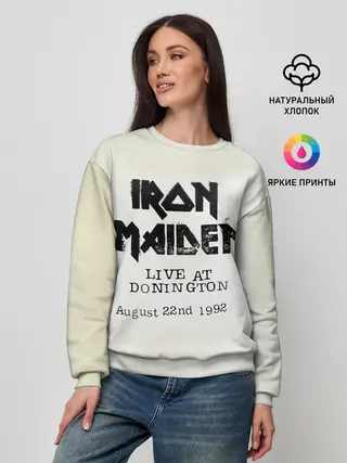 Женский свитшот / Live at Donington - Iron Maiden