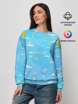 Женский свитшот / мое путешествие