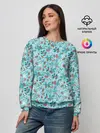 Женский свитшот / Зимний Лесной Пейзаж