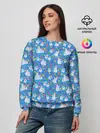 Женский свитшот / Снеговики и Звёздочки