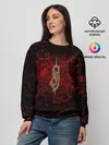 Женский свитшот / Slipknot RED | Рок Слипкнот