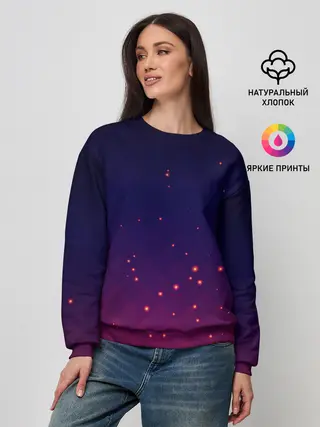 Женский свитшот / Gradient background
