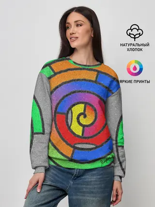Женский свитшот / Маечная спираль