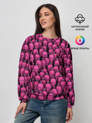 Женский свитшот / Охранники игры в кальмара