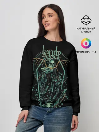 Женский свитшот / Lamb of God, Sacrament