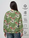 Женский свитшот / Новогодние олени 2022