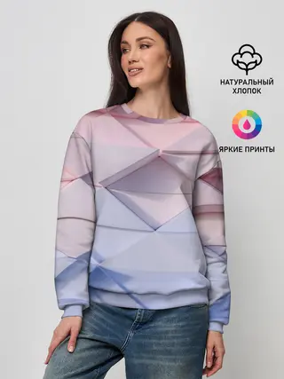 Женский свитшот / треугольники для тебя