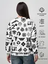 Женский свитшот / DESTINY 2 LOGO PATTERN / ДЕСТИНИ