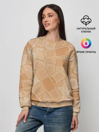 Женский свитшот / Просто пластыри
