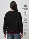 Женский свитшот / ИГРА В КАЛЬМАРА НЕОН, СТРАЖ КВАДРАТ 029