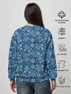 Женский свитшот / Снежные Узоры на Новый Год