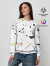 Женский свитшот / TOCA BOCA УЗОР ФОН