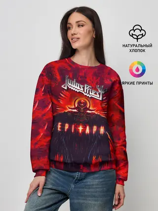 Женский свитшот / Epitaph - Judas Priest