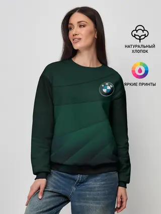 Женский свитшот / GREEN BMW