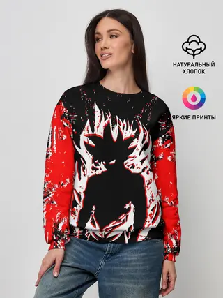 Женский свитшот / dragon ball super.
