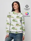 Женский свитшот / Зеленый чай
