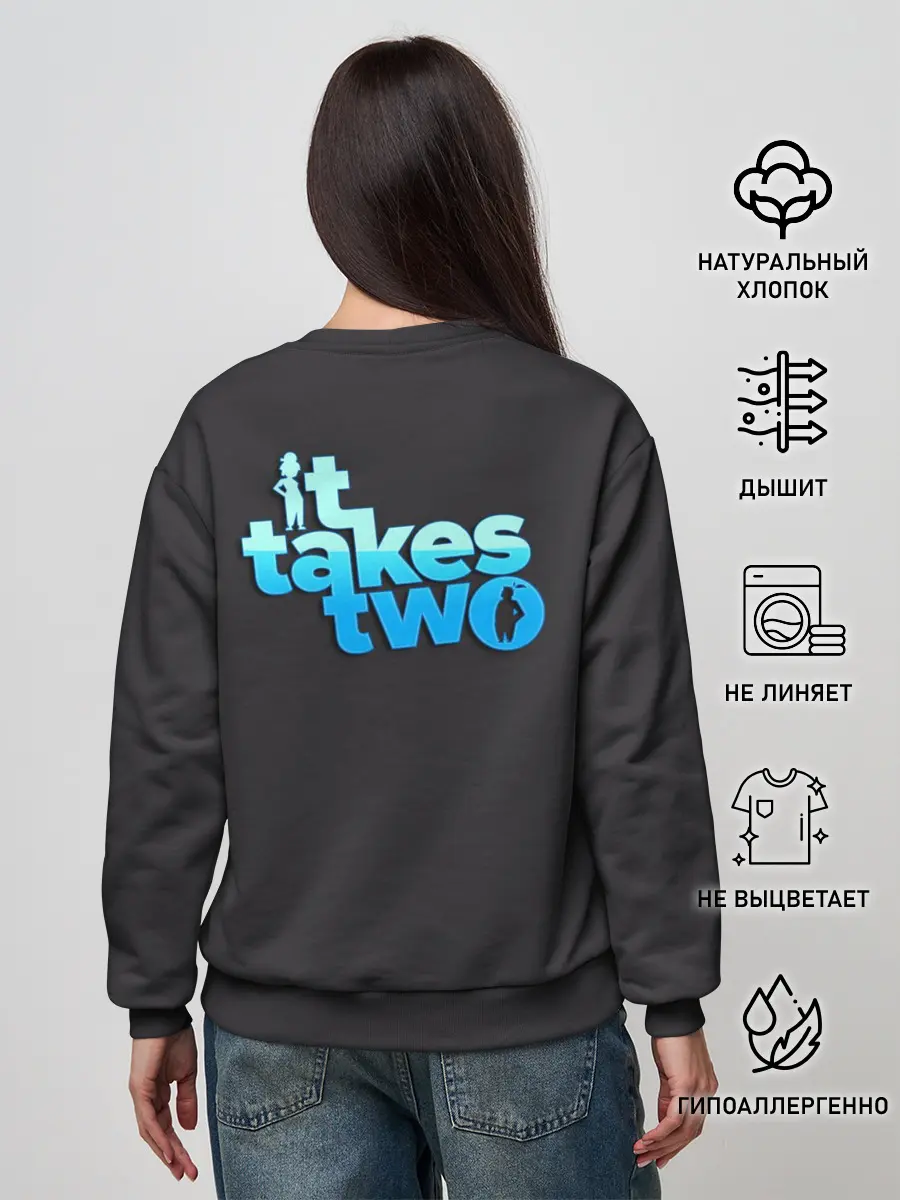 Женский свитшот / It Takes Two Мэй