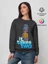 Женский свитшот / It Takes Two Мэй