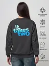 Женский свитшот / It Takes Two Мэй