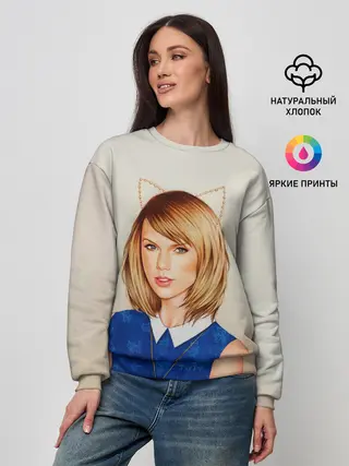 Женский свитшот / Киска Тейлор