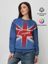 Женский свитшот / Mini cooper Великобритания