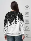 Женский свитшот / Тигр в шубе Санта Клауса