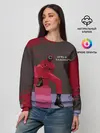 Женский свитшот / КВАДРАТ НА ОТДЫХЕ | ИГРА В КАЛЬМАРА