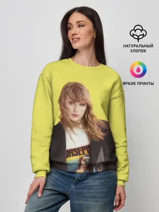Женский свитшот / Тэйлор на ветру