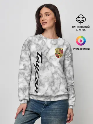 Женский свитшот / [Porsche Taycan] Как у Литвина