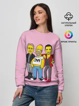 Женский свитшот / ДМ и Гомер