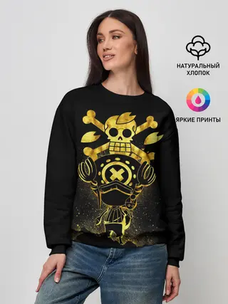 Женский свитшот / ONE PIECE | ВАН ПИС GOLDEN