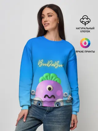 Женский свитшот / Монстр буДАбу
