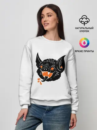 Женский свитшот / Черная Летучая Мышь