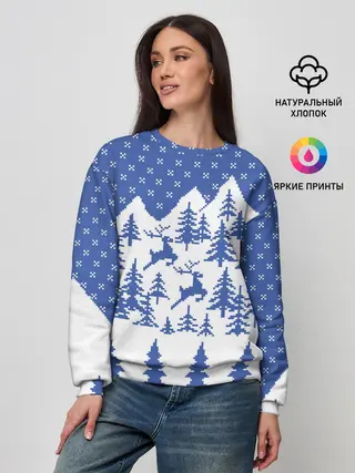 Женский свитшот / Горные Олени