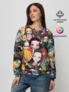 Женский свитшот / КЛИНОК РАССЕКАЮЩИЙ СТИКЕРБОМБИНГ