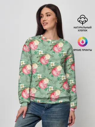 Женский свитшот / Елочные игрушки шары