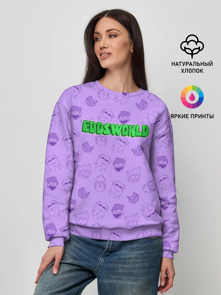 Женский свитшот / Pattern EDDSWORLD