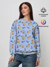 Женский свитшот / Радостный кот