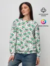 Женский свитшот / Веселые кошачьи глазки