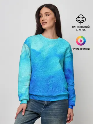 Женский свитшот / Глубина льда