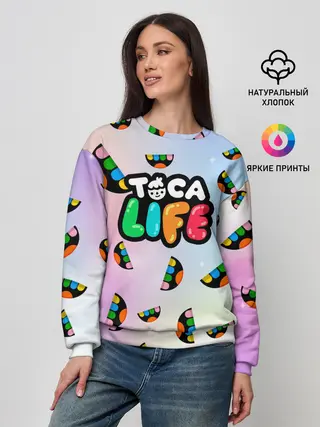 Женский свитшот / ТОКА БОКА ЛОГОТИП