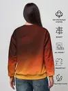 Женский свитшот / Сайтама в огне One Punch-Man