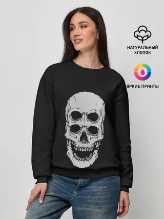 Женский свитшот / Terrible Skull