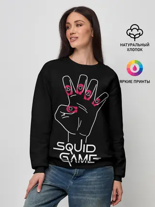 Женский свитшот / Hand of player 001
