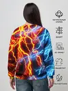Женский свитшот / NEW WORLD / НЬЮ ВОРЛД / МОЛНИИ