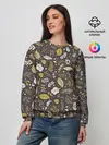 Женский свитшот / Осенние листья и ягодки