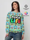 Женский свитшот / Toca Boca logo | Тока Бока Рита