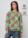 Женский свитшот / Vegan | Огород