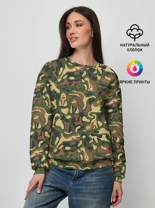 Женский свитшот / Коты и Кошки